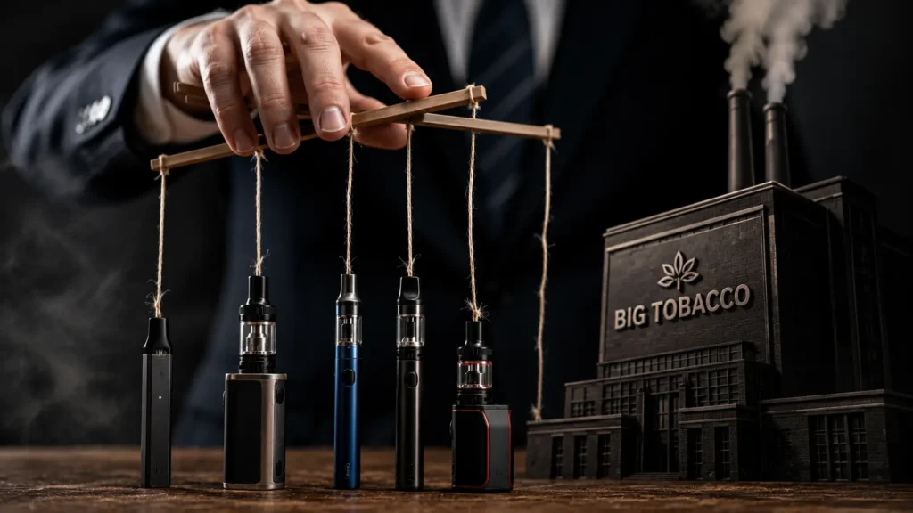 A indústria tabagista não é dona dos cigarros eletrônicos 24