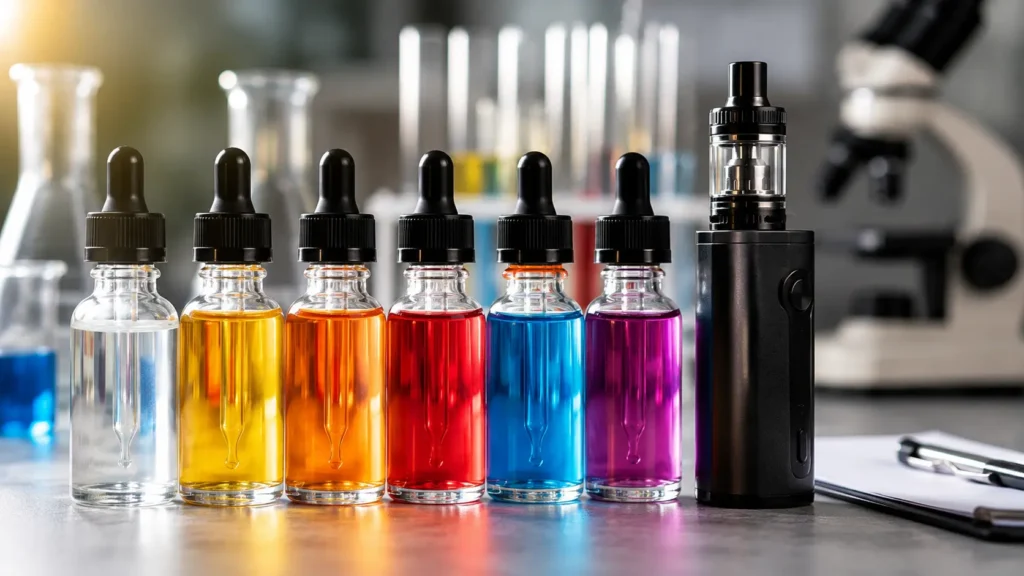Líquidos coloridos para vaporizadores são perigosos? 22