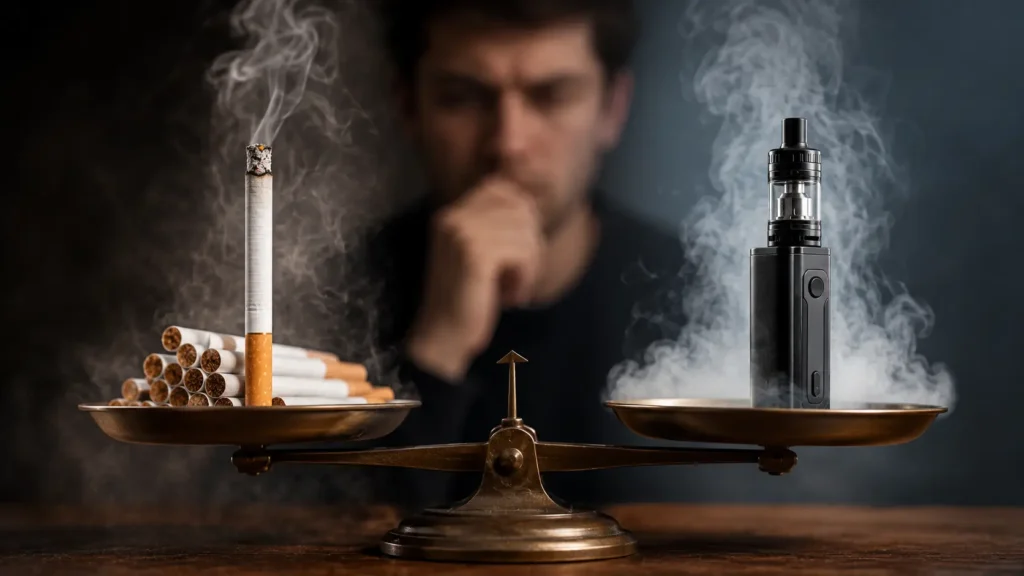 Cigarros eletrônicos NÃO entregam mais nicotina que o cigarro convencional Cigarros eletrônicos NÃO entregam mais nicotina que o cigarro convencional 30